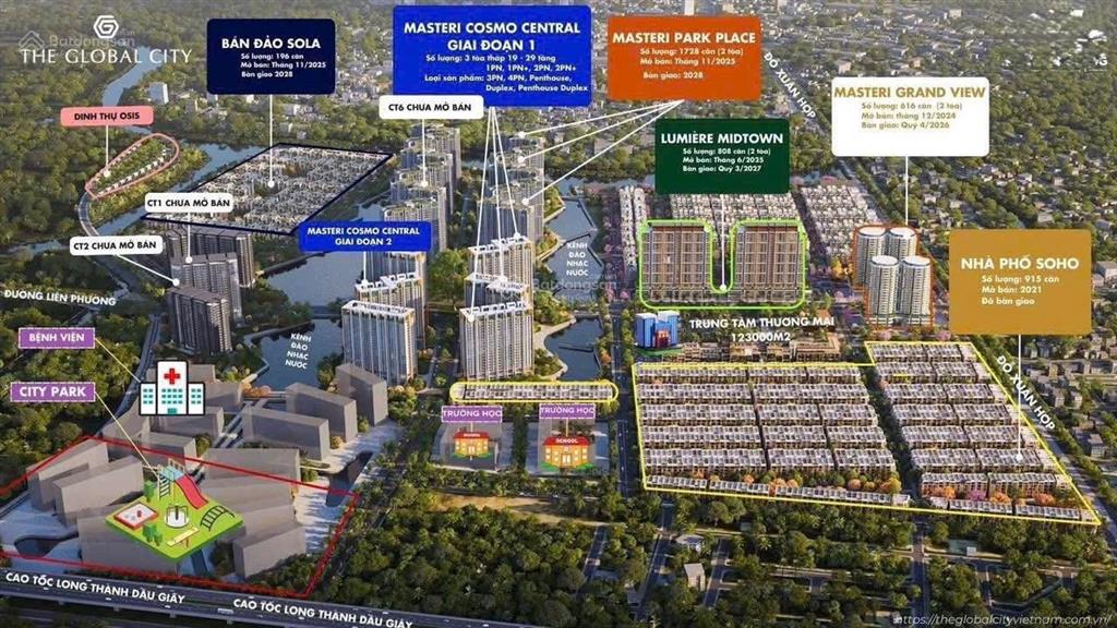 Căn hộ 3pn tại masteri cosmo central, global city giá chỉ từ 4 tỷ(30%) mạnh dạn sở hữu ngay hôm nay