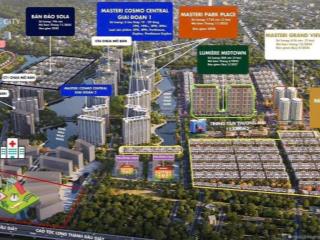 Căn hộ 3pn tại masteri cosmo central, global city giá chỉ từ 4 tỷ(30%) mạnh dạn sở hữu ngay hôm nay