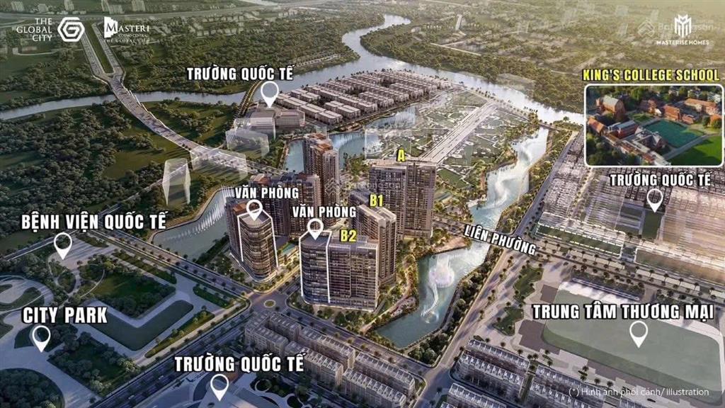 Căn hộ 3pn tại masteri cosmo central, global city giá chỉ từ 4 tỷ(30%) mạnh dạn sở hữu ngay hôm nay