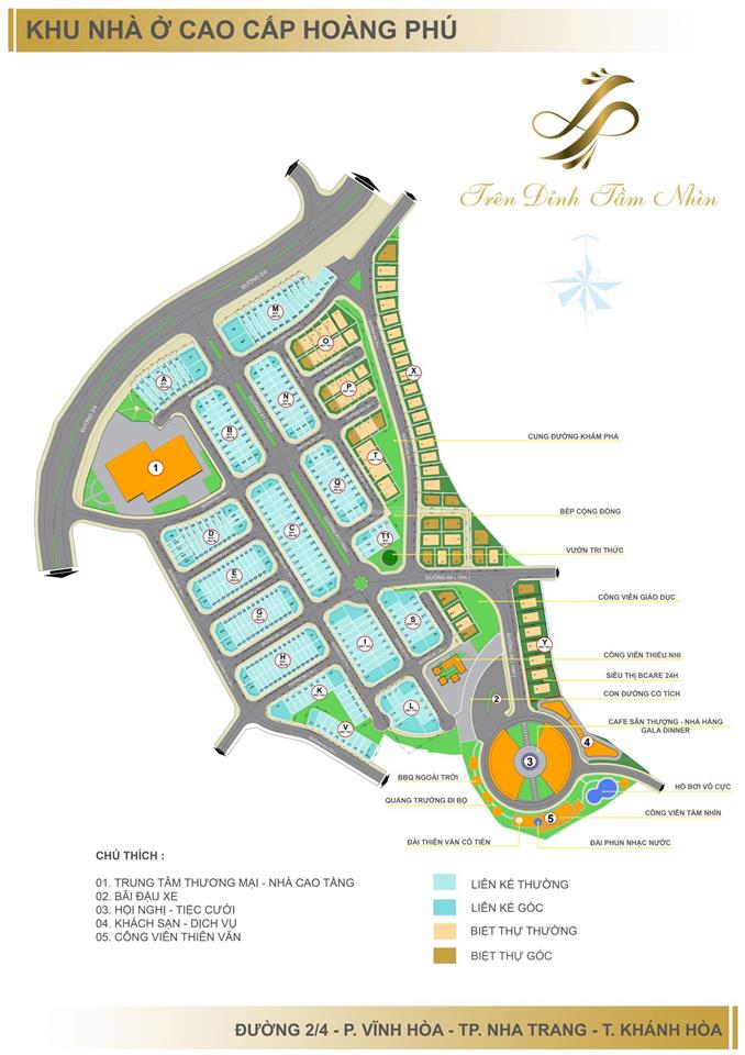 Bán đất biệt thự chân núi cô tiên  hoàng phú nha trang