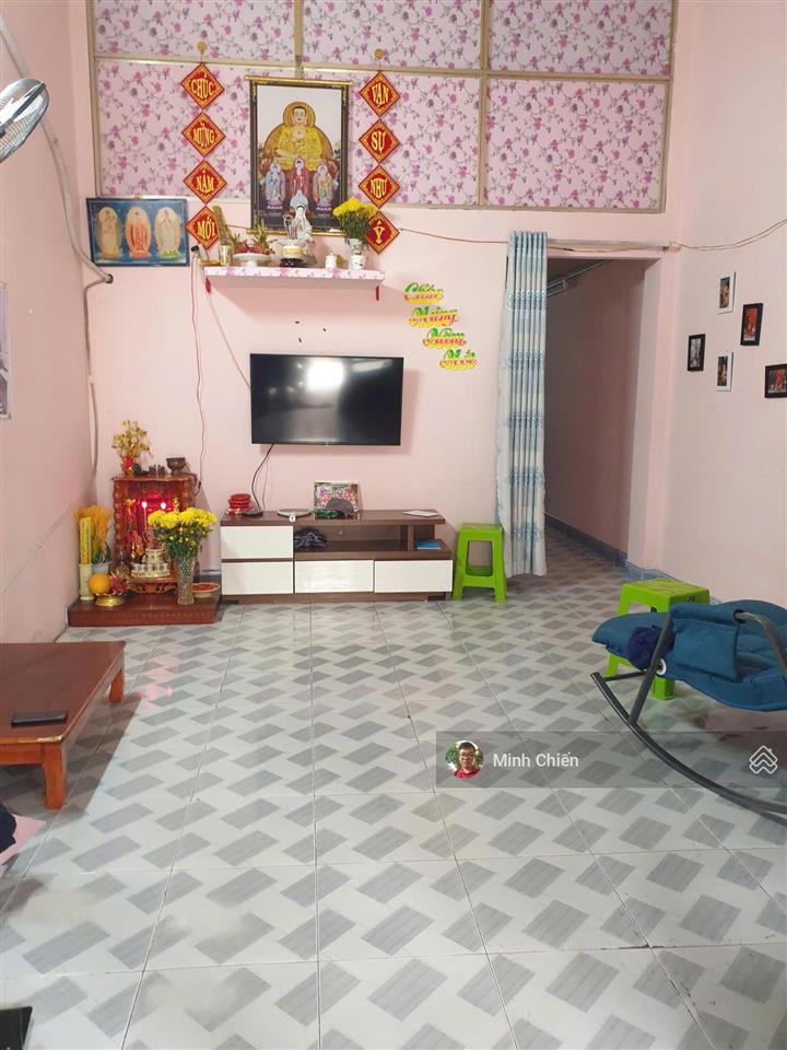 Bán nhà riêng mặt tiền đường thông 6m, hẻm nguyễn thị sóc, 4,2 tỷ, 90m2, 2pn, hàng hiếm gần nhà thờ