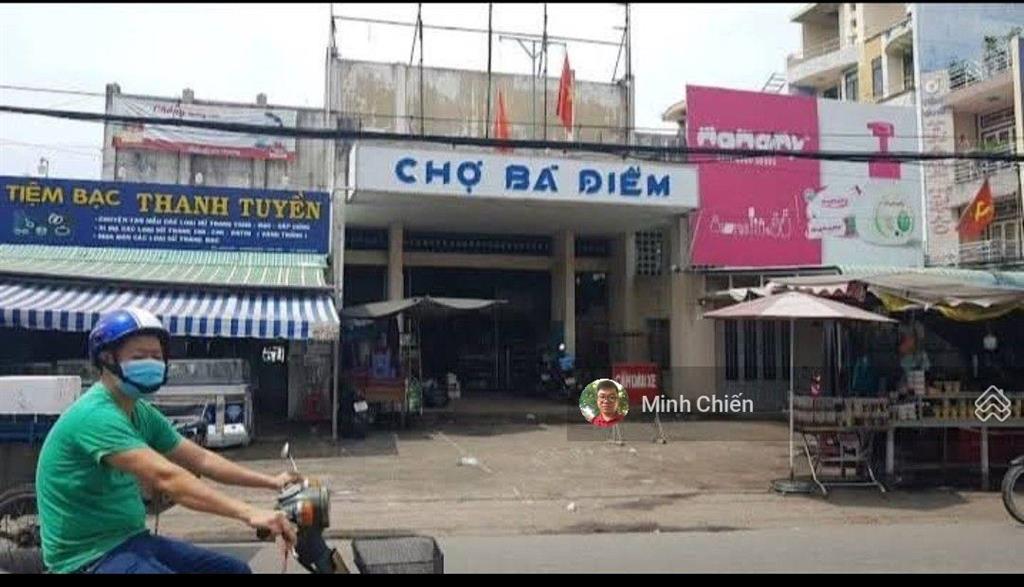 Bán đất tại ấp trung lân xã bà điểm gốc, 3,7 tỷ, 100m2, mặt tiền 5m, đường thông 6m gần chợ bà điểm