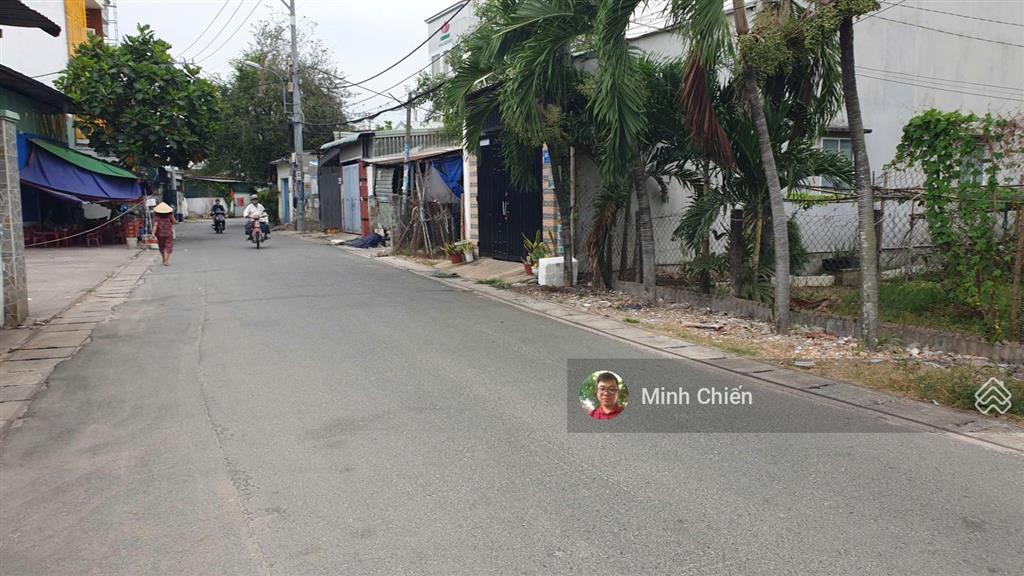 Đất thổ cư 7x23m, mặt tiền đường nhựa thông gần chợ đầu mối hóc môn xã bà điểm