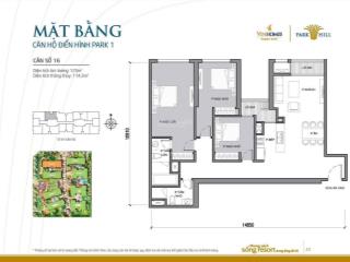 Căn hộ định cư bán gấp 3pn125m2 tại tòa vip park 1 view hồ nhạc nước timescity cực thoáng 12 tỷ
