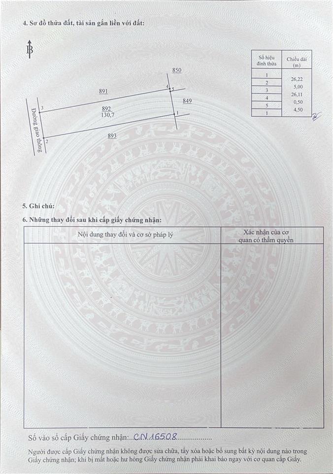 Bán đất sổ riêng thổ cư khu dân cư miền đông  phường tân triều  đồng nai