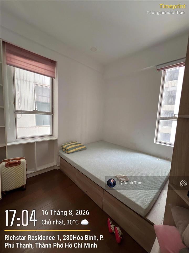 Phòng bql cho thuê c/c richstar 278 hòa bình nhà mới ban công mát gọi ngay 0931 918 ***