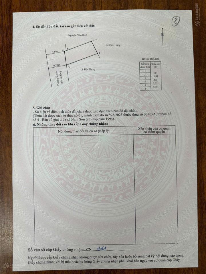 Bán đất 50,3m2 đường 7m quỳnh hoàng, nam sơn, an dương