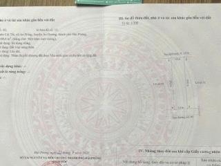 Đất 100m2 đường 5m cái tắt, an đồng, an dương  giá chỉ 3.3 tỷ