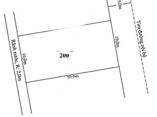 Bán đất 200m2 ngang 10m khu chapi cái tắt, an đồng, an dương