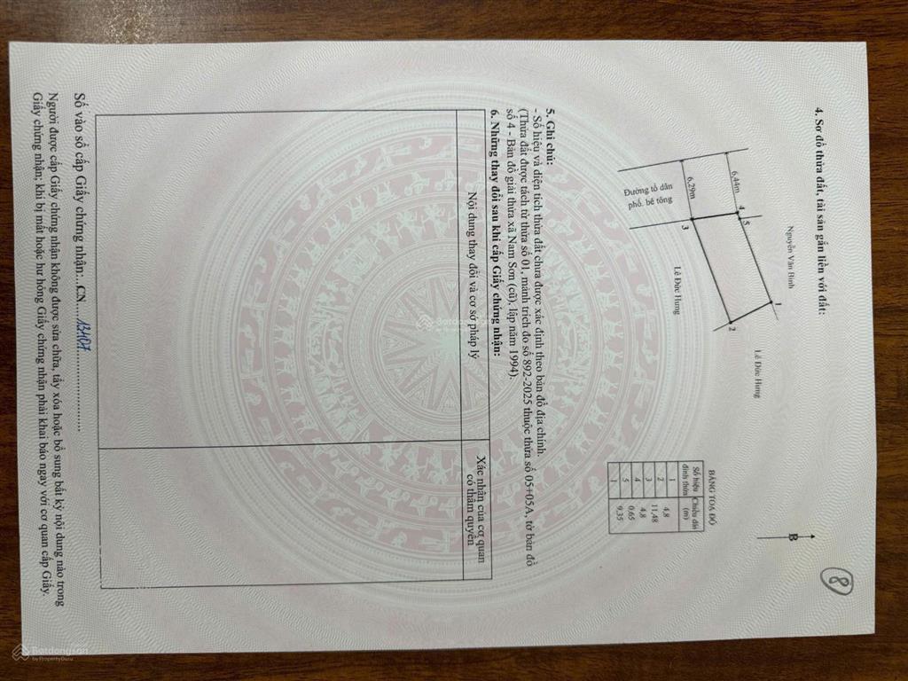 Chủ cắt lỗ bán 2 lô đất tại đường quỳnh hoàng, phường nam sơn, quận an dương