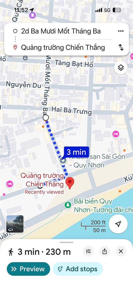 Bán nhà đẹp view biển chỉ 3 phút đi bộ ra biển quy nhơn