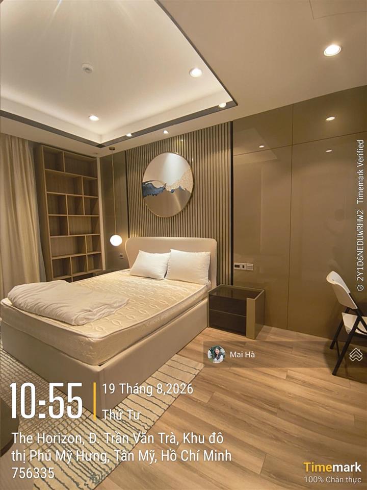 Hàng đẹp the horizon 121m2 view sông, full nội thất cao cấp, 45 triệu/tháng