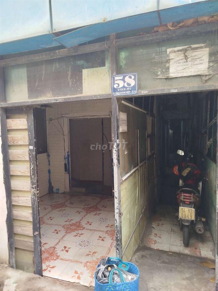 Phòng trọ quận 12 giá rẻ sau phần mềm quang trung