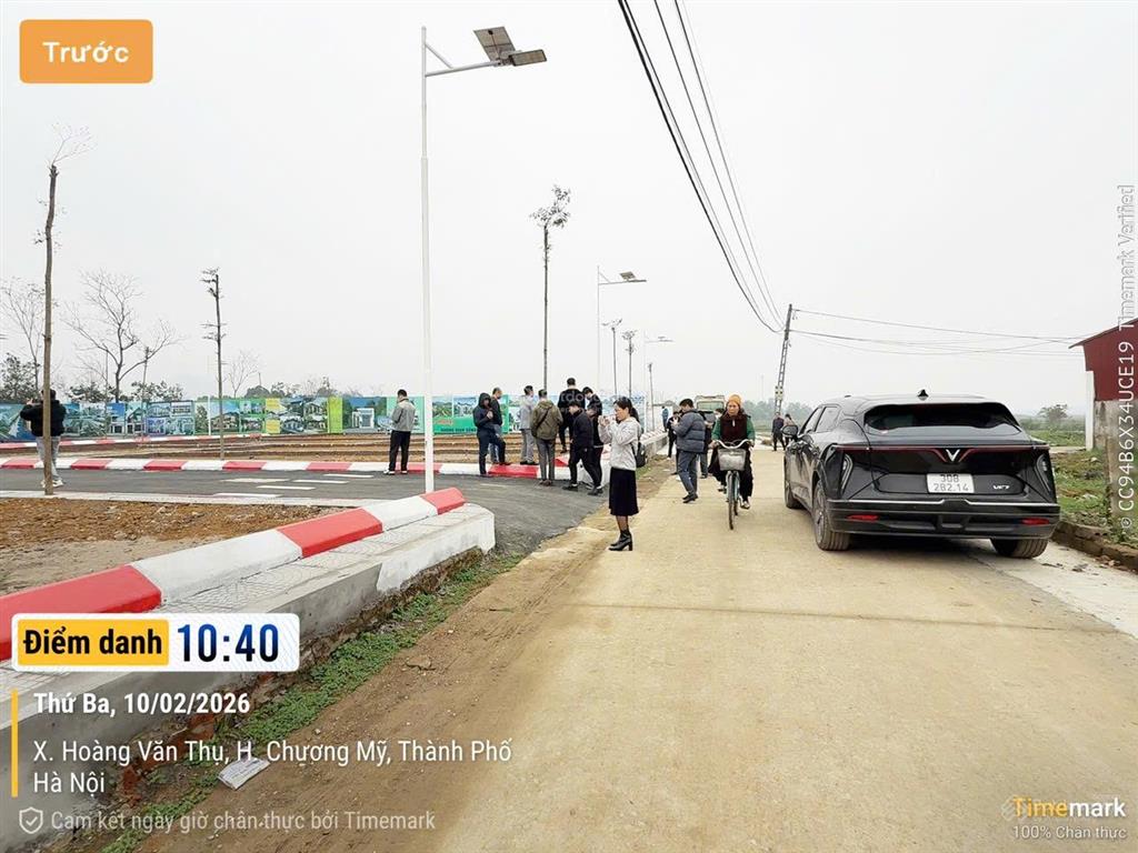 Lô góc hiếm có 89,4m2 full thổ cư. hàng f0 gần trung tâm hà đông  chương mỹ  hà nội. giá 1,4 tỷ