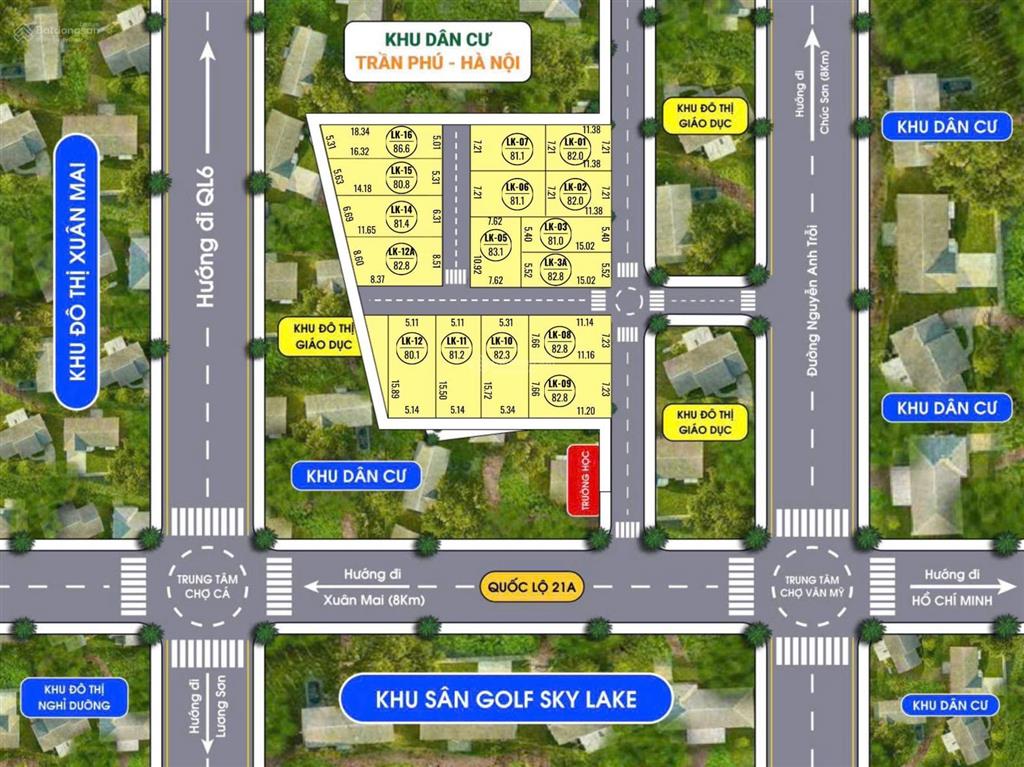 Bán lô đất 100m2 full thổ cư hàng f0, giá tốt từ cdt 1.4 tỷ chương mỹ  xuân mai mới  hà nội