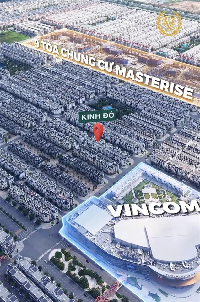 Cần bán gấp. cắt lỗ biệt thự song lập kinh đô mặt đường 20m gần vincom. 0941 851 ***