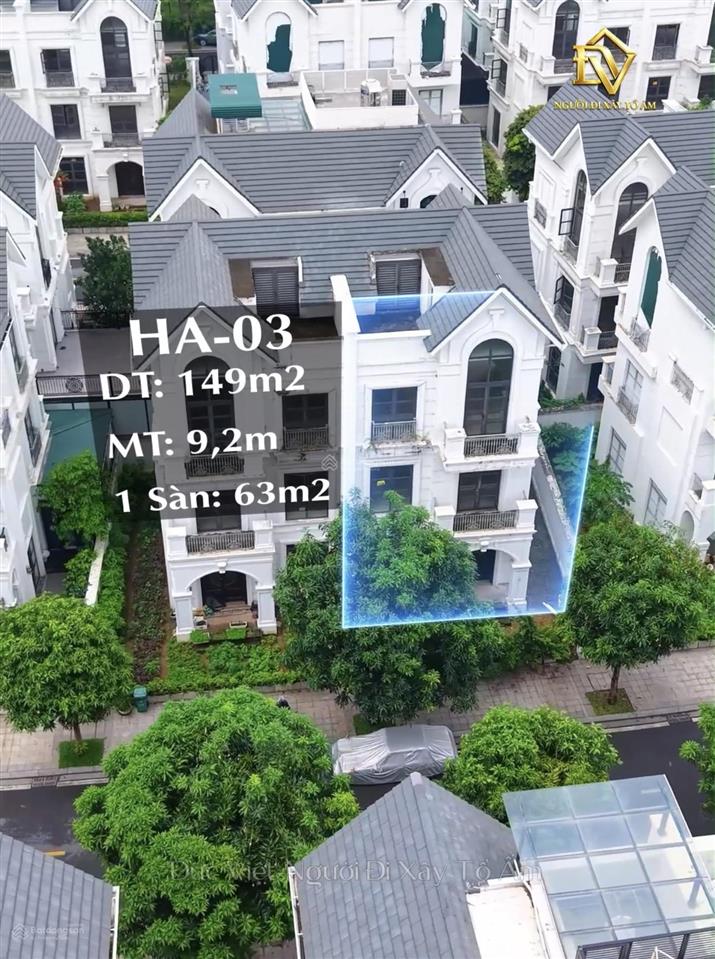 Biệt thự song lập hải âu 3. diện tích xây lớn, nở hậu. giá tốt.