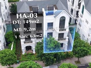 Biệt thự song lập hải âu 3. diện tích xây lớn, nở hậu. giá tốt.