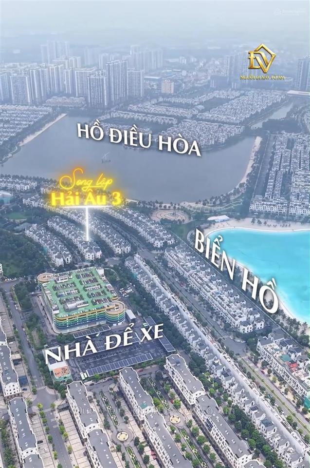 Biệt thự song lập hải âu 3. diện tích xây lớn, nở hậu. giá tốt.