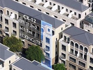 Liền kề xẻ khe cx12 chỉ 14 tỷ, 112m2, mặt tiền 7m, thoáng như biệt thự
