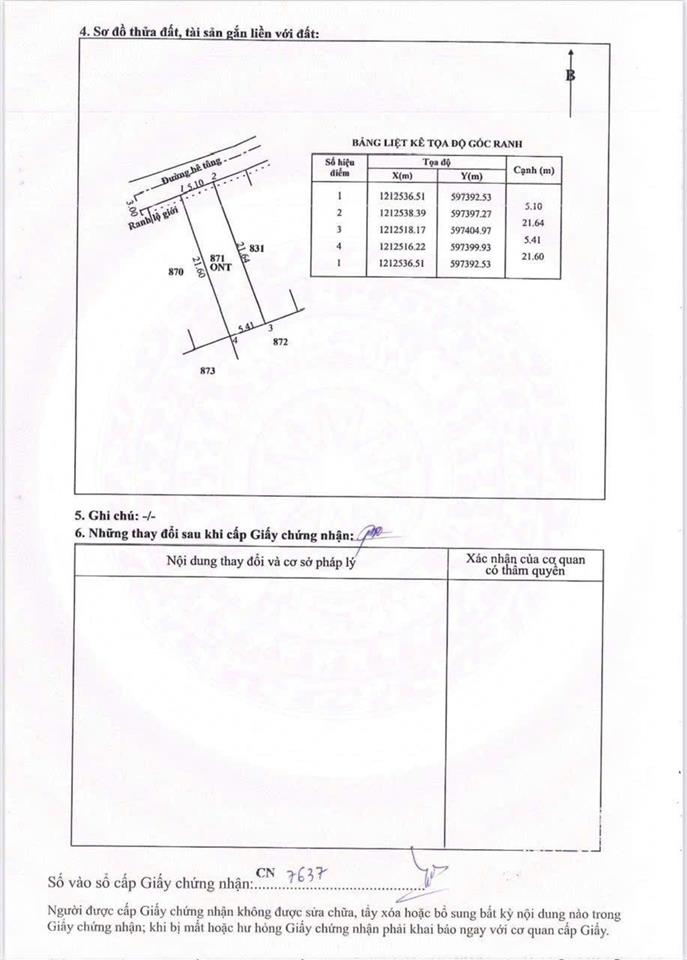 Đất thổ cư full 5x21 vị trí đẹp 1sẹc hà duy phiên xây dựng hoàn công ngay