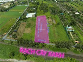 Mặt tiền rạch cây xanh 2000m2 (20m x 100m) quy hoạch khu dân cư. cách vành đai 3 khoảng 800m