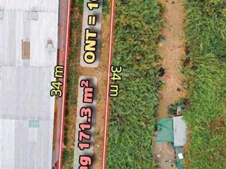 Cần bán lô 171m2 vị trí 1sẹc rạch cây xanh cách vành đai 3 400m khu dân cư đông đúc xây dựng ngay