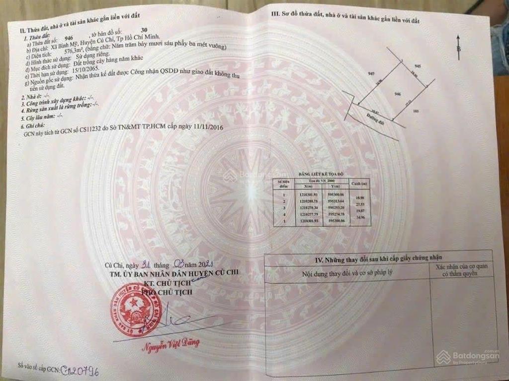 Bán nhà vườn 576m2 tại bình mỹ, củ chi, chỉ với 2,8 tỷ gần vành đai 3 và cao tốc mộc bài hcm