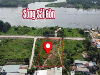 Chính chủ cần bán 2342m có thổ cư mặt tiền sông sài gòn khu vực gần cầu rạch tra và vành đai 3.