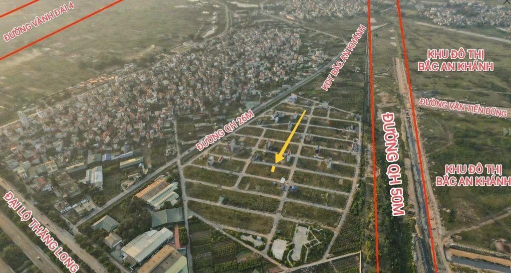 Bán Đất Dịch Vụ Song Phương 150m2 – Mặt Tiền Gần 10m – Khổ Đất Hoa Hậu