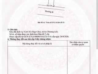 Chủ cần tiền gấp bán 58m đất dịch vụ an thượng ngay ubnd an thượng cũ