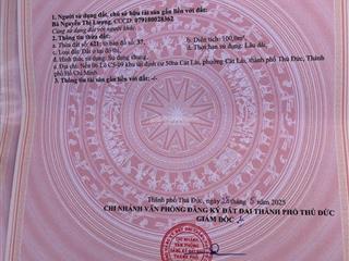 Cần bán lô đất tại kdc cát lái.quận 2.gần cụm trường học các cấp.dt 5x20m(100m2) giá 72 tr/m2.