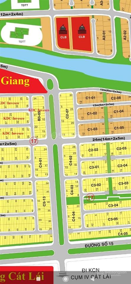 Bán gấp lô đất đường đôi công viên rộng 48m.tại cát lái.quận 2.dt 5x20m (100m2 ) giá 85 trm2