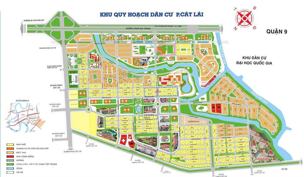 Cần bán gấp nền đất shr khu cát lái, q2. sát trường đại học umt. dt 8x20m(160m2) giá 66 tr/m2