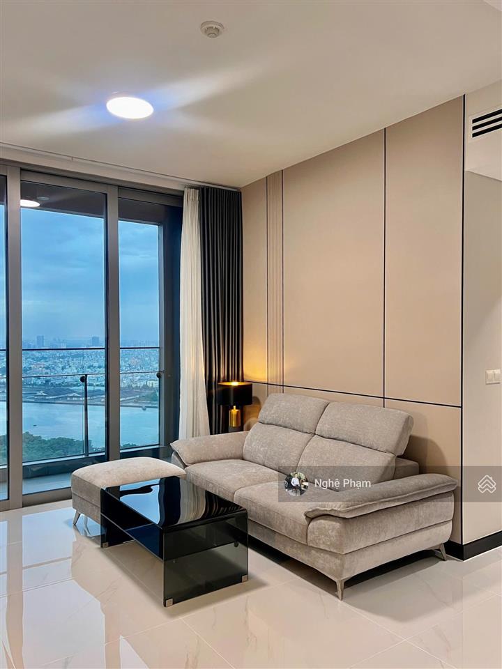 Cho thuê căn hộ 2 phòng ngủ empire city thủ thiêm, nội thất cao cấp sang trọng, view sông, mát mẻ