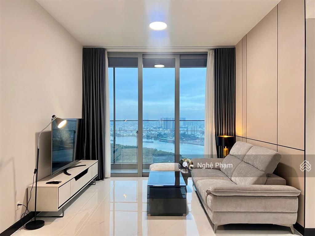 Cho thuê căn hộ 2 phòng ngủ empire city thủ thiêm, nội thất cao cấp sang trọng, view sông, mát mẻ