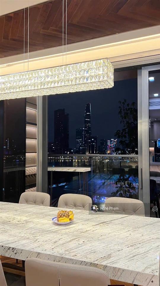 Cho thuê căn hộ 3pn tòa cove empire city. view sông. bitexco, nội thất cao cấp. thang máy riêng