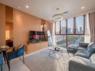 Cần bán căn hộ 3pn góc khu galleria  metropole thủ thiêm. view trực diện sông, cầu ba son. nhà đẹp