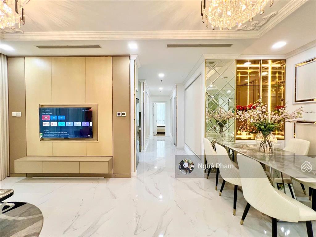 Cho thuê căn hộ 3pn khu landmark tại vinhomes central park. view sông, view công viên. nội thất mới