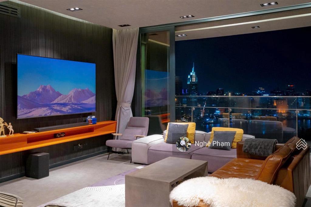 Cho thuê gấp siêu phẩm 3 phòng ngủ empire city, view sông, bitexco. nội thất hiện đại, sang trọng