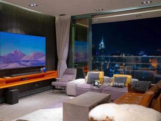Cho thuê gấp siêu phẩm 3 phòng ngủ empire city, view sông, bitexco. nội thất hiện đại, sang trọng