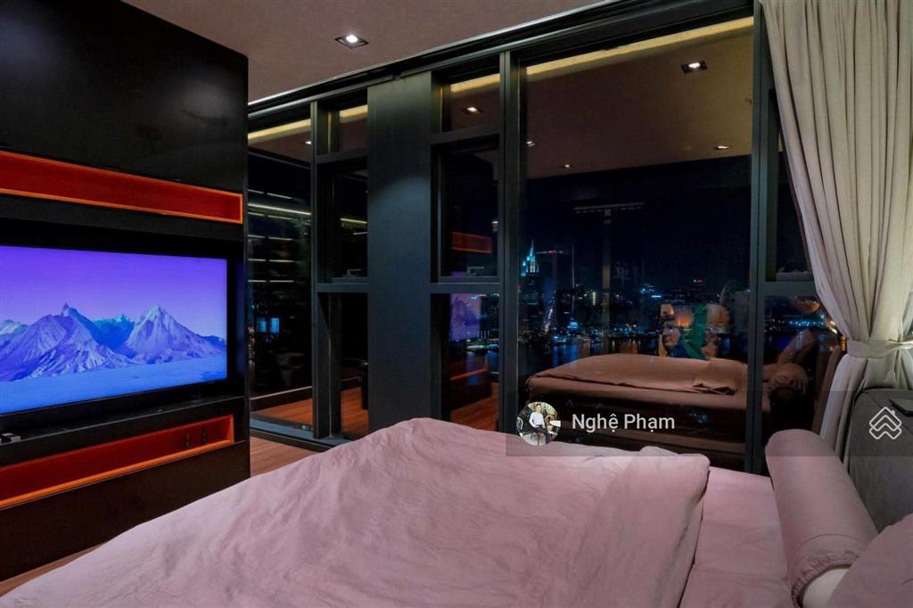 Cho thuê gấp siêu phẩm 3 phòng ngủ empire city, view sông, bitexco. nội thất hiện đại, sang trọng