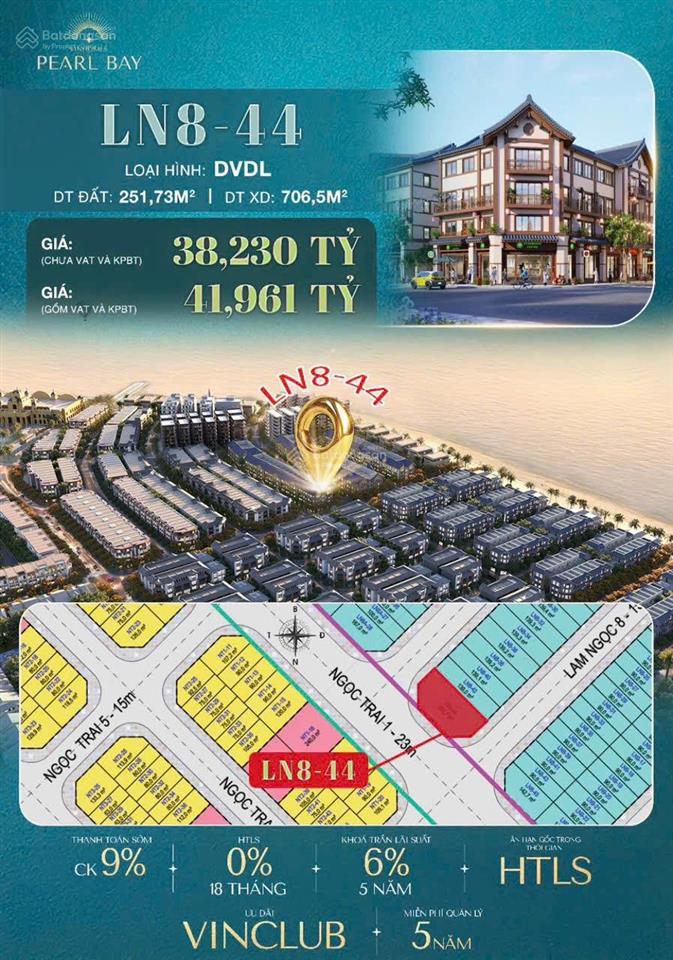 Lô góc dịch vụ du lịch siêu khủng vinhomes pearl bay