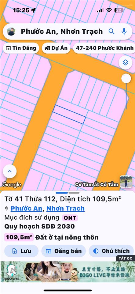 Chính chủ gửi bán gấp lô đất thuộc dự án xây dựng hà nội tại nhơn trạch, diện tích 110m2, chỉ 1tỷ5