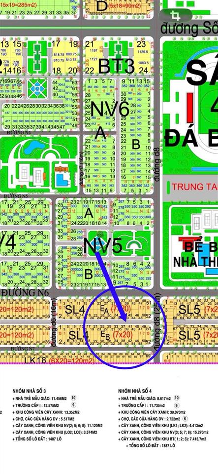Chính chủ cần bán gấp lô liền kế dự án hud  xdhn, diện tích 140m2, giá lỗ 50%