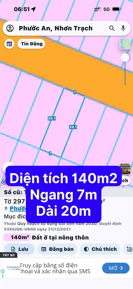 Chính chủ cần bán gấp lô liền kế dự án hud  xdhn, diện tích 140m2, giá lỗ 50%