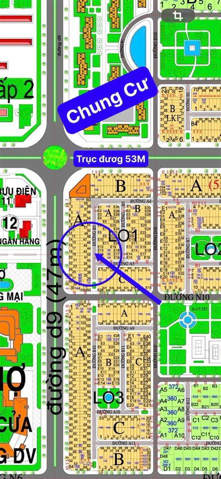 Chính chủ kẹt tiền cần bán gấp nền dự án hud, diện tích 90m2, giá chỉ 1 tỷ 1
