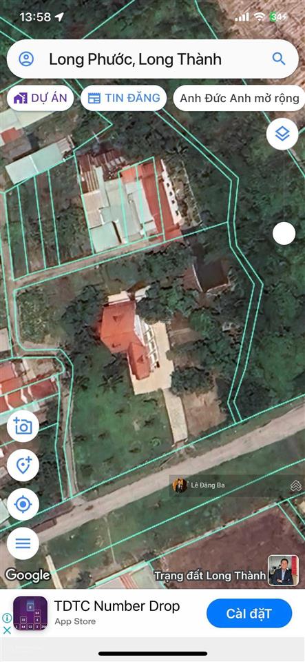 Bán biệt thự sân vườn 4482m2, 3 mặt tiền, 1 mặt suối. cách ql51 200m, sân bay long thành 4.5km
