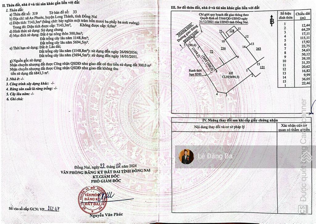 Gấp! bán gấp 7143m2 đất mặt tiền kdc, quy hoạch full thổ cư, đối diện kcn long thành, giá chỉ 35 tỷ