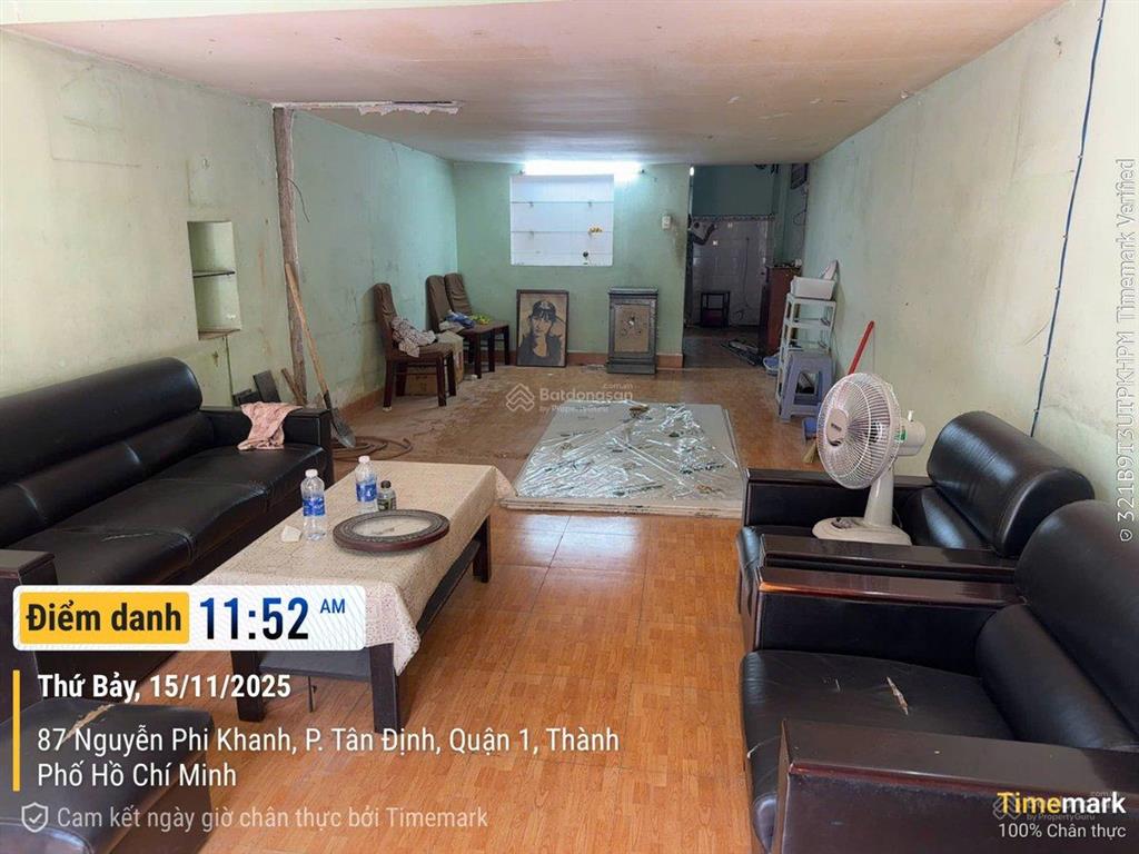 Nhà mặt tiền khu tân định quận 1 hạ giá chỉ 21 tỷ, 75m2, mặt tiền 4m